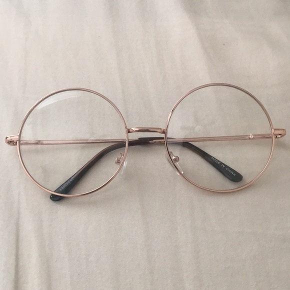 circle glasses non prescription